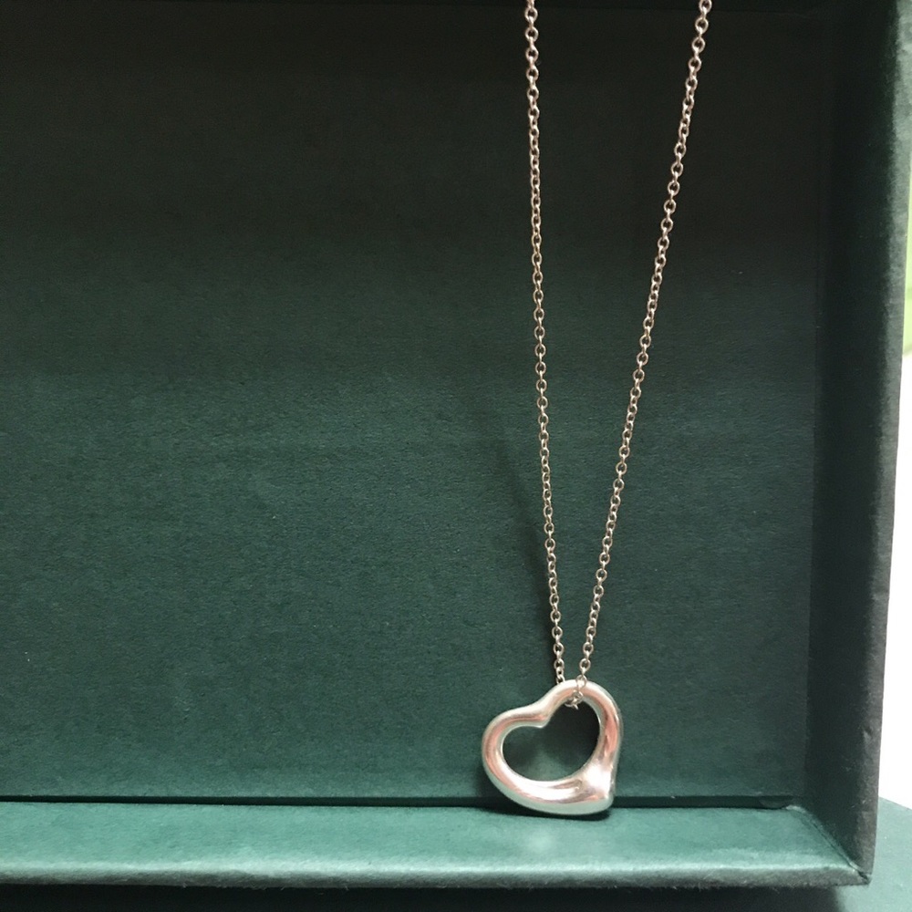 Tiffany & Co. Elsa Peretti Open Heart Necklace